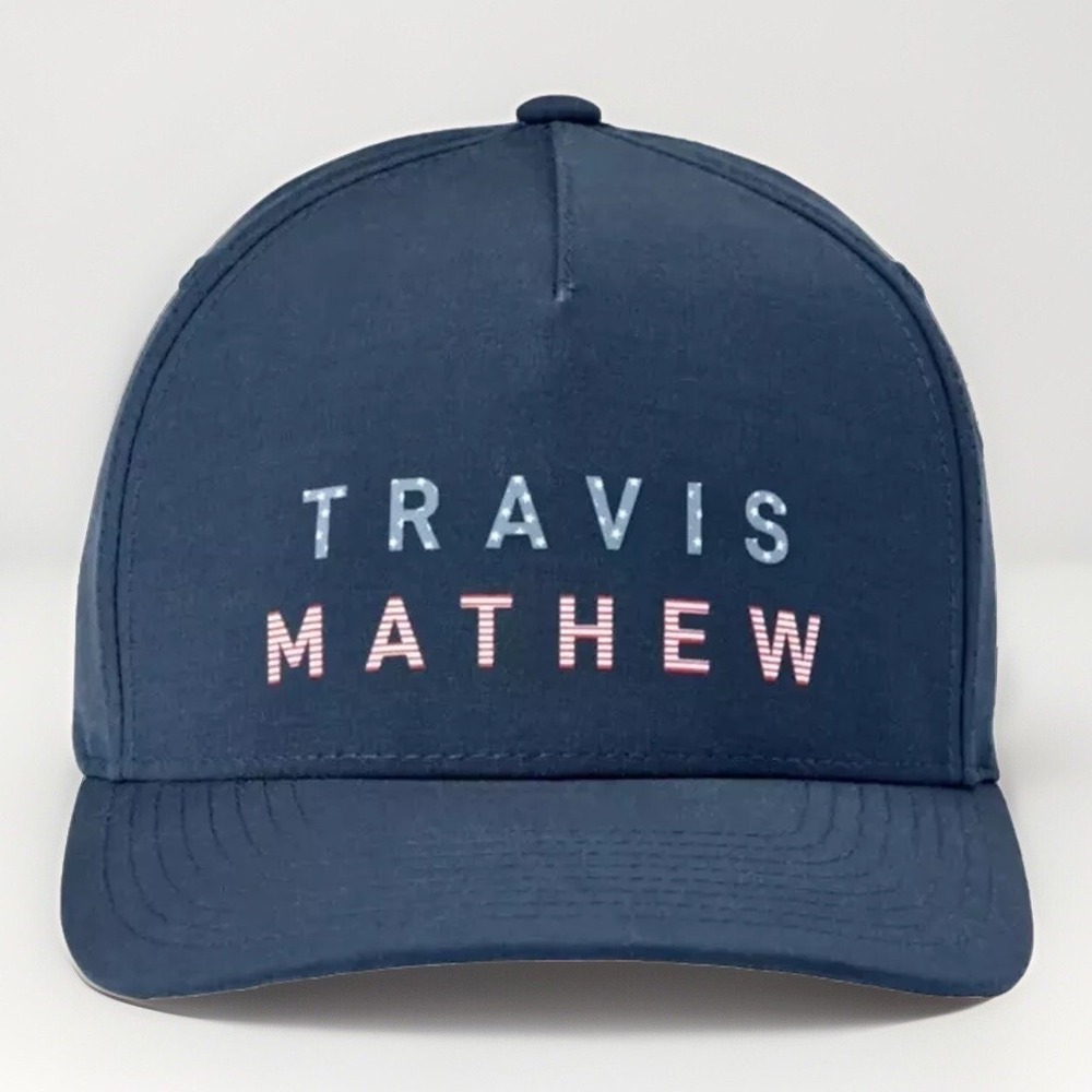 Travis Mathew Firework Float Golf Hat - Total Eclipse - SnapBack **NEW**